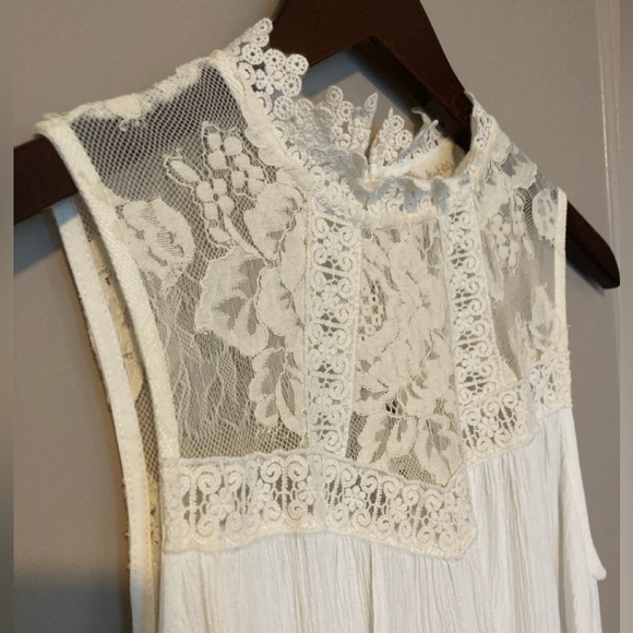 Altar'd State Cream Lace Top - Picture 1 of 5